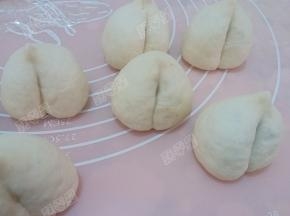 依次做好所有的寿桃生坯