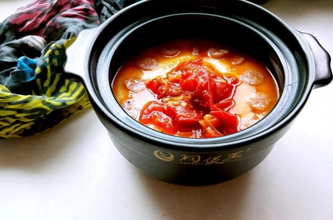 西红柿鲜肉鸡蛋羹