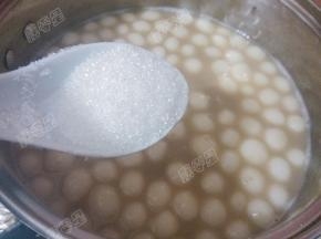 放入白砂糖就可以吃啦