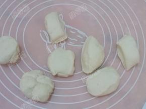 分割成等分的面剂子