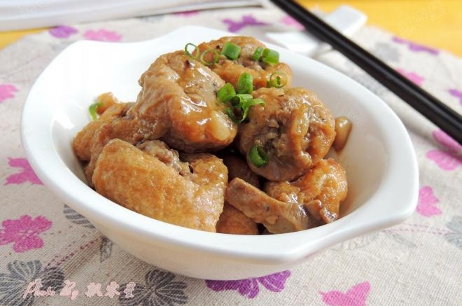 油豆腐镶肉