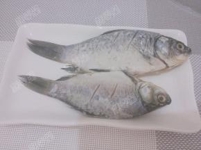 腌制好的鱼用厨房纸擦干水分，表面拍干淀粉