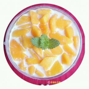 一杯芒果西米露就完成啦