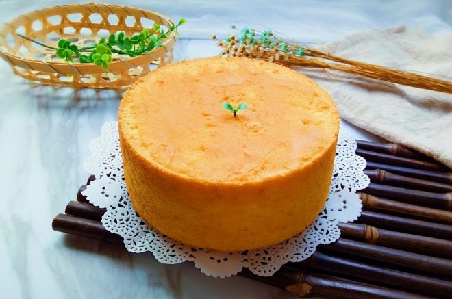 南瓜戚风蛋糕
