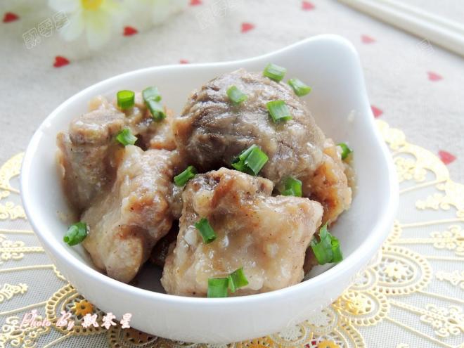 粉蒸口蘑排骨