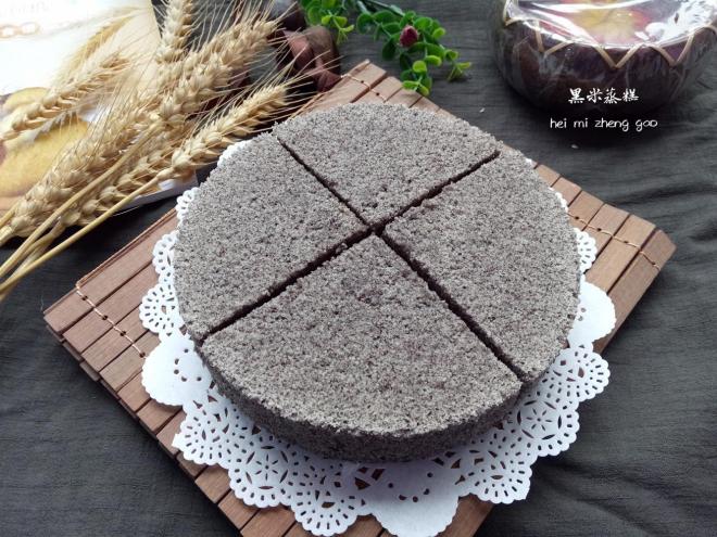 黑米发糕