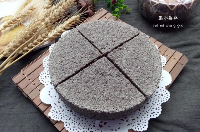 黑米发糕