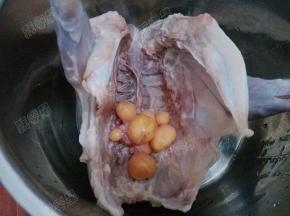 土鸡一只收拾干净