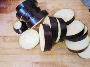 茄子切厚片
