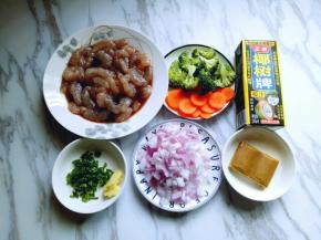 所有食材准备工作完成。