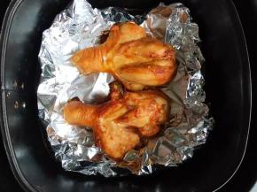 时间到了取出翻面再设置8分钟，时间到了再翻过来烤2分钟即可