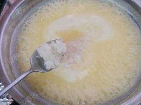 加入甜酒酿略煮