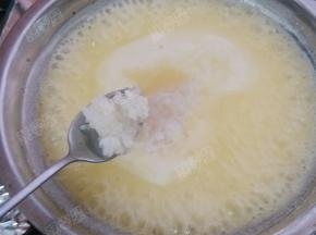 加入甜酒酿略煮