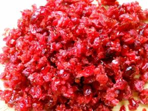 蔓越梅切碎备用