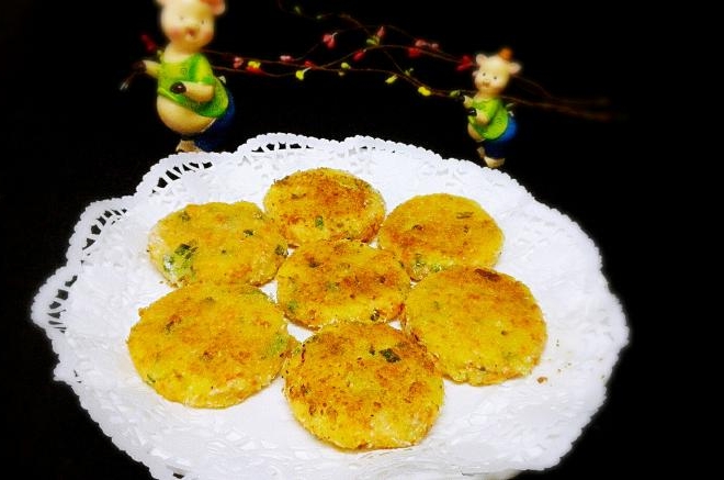 胡萝卜土豆椰蓉饼