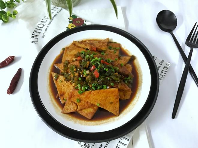 家常香煎豆腐