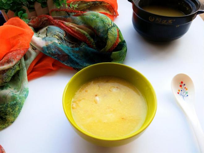 百合玉米碴子粥