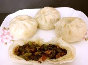 一层一层的酥皮，很好吃