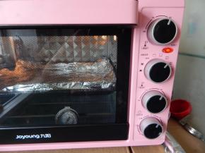 九阳烤箱设定180度预热5分钟