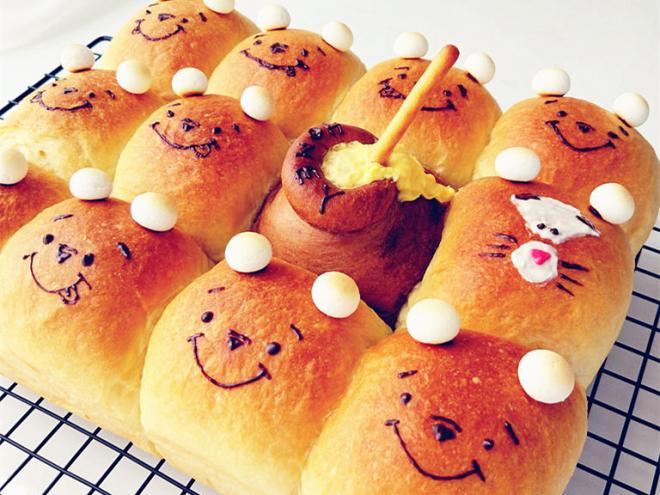 维尼熊挤挤小面包