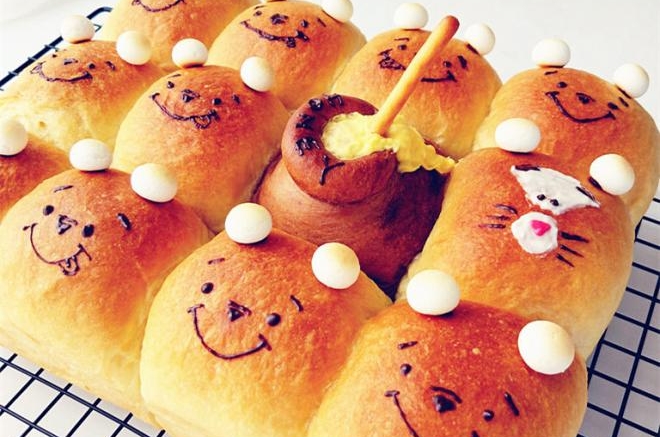 维尼熊挤挤小面包