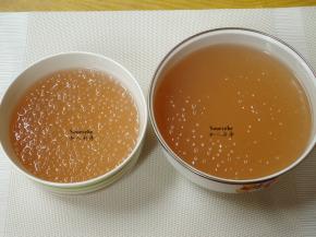 把煮好的西米放冷藏2小时，吃的时候加入冰椰浆拌均，即可。PS:椰浆记得也要冷藏哦