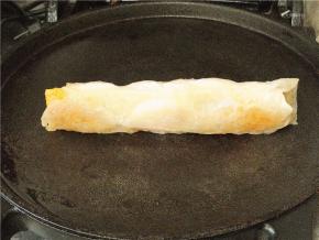 整个煎制金黄色成熟出锅