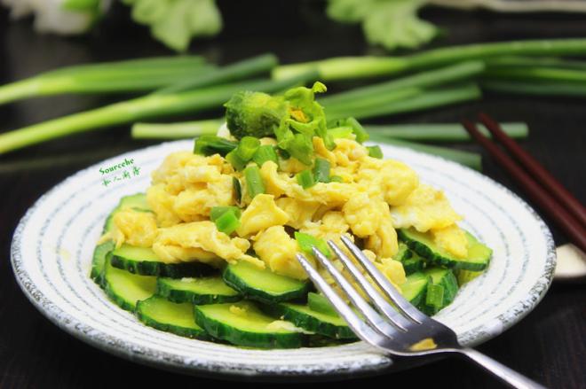 青瓜炒蛋