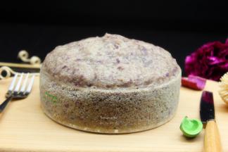 放凉、倒扣、脱模，切块即可。