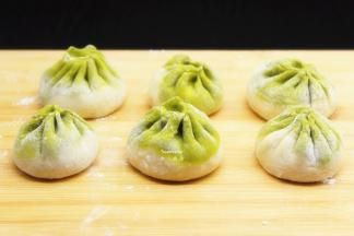 这是包好的包子；