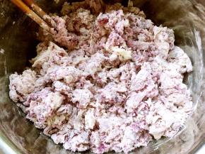 用筷子活成棉絮状