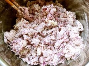 用筷子活成棉絮状