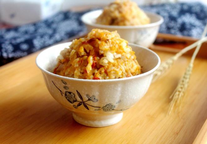 南瓜红枣糯香米饭