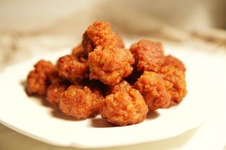 炸好的肉丸可以直接吃