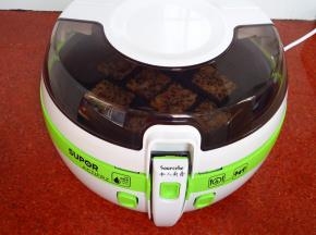 盖上盖子时间设置22分钟；PS：想更硬脆可以设置25-28分钟