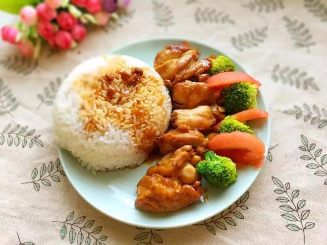 照烧鸡腿饭