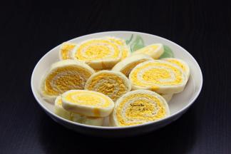 馒头取出切片；