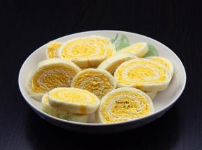 馒头取出切片；