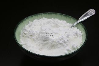 糯米粉、白砂糖，加入西米粉中拌均；