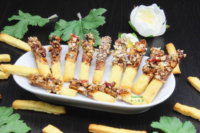 坚果巧克力手指饼