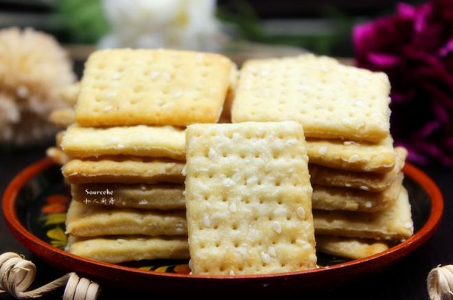 芝麻梳打饼