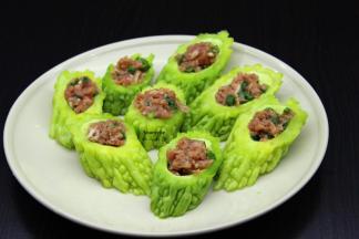 这是酿好的苦瓜