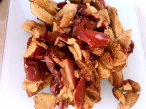 红枣去核切碎块