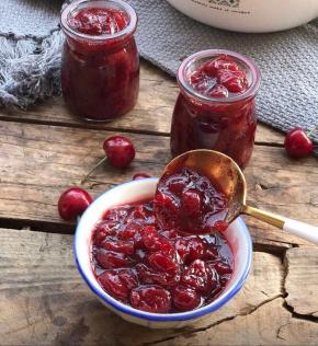 樱桃酱熬好的样子