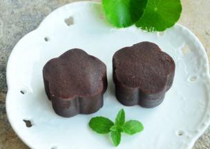 这个红豆蓉晾凉后的样子