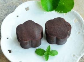 这个红豆蓉晾凉后的样子