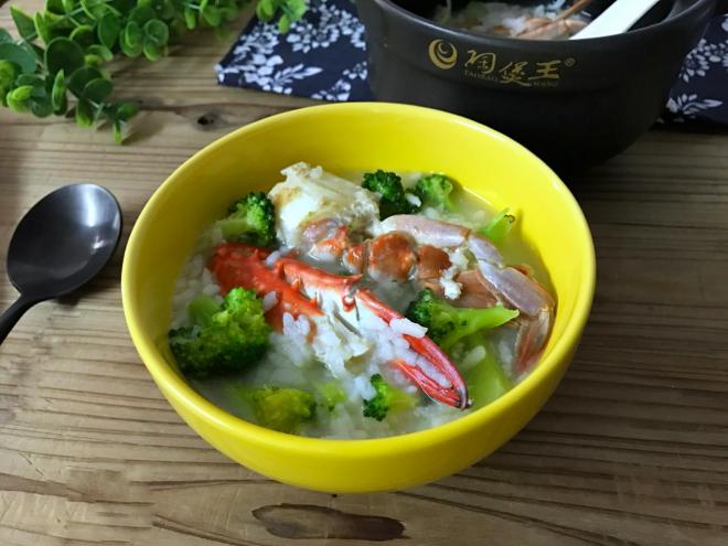梭子蟹菜泡粥