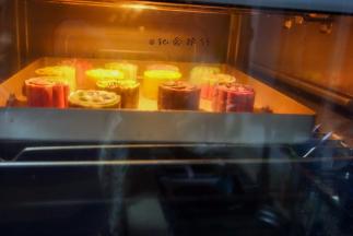 中层烤15分钟即可