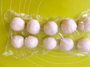 盖保鲜膜松弛10分钟