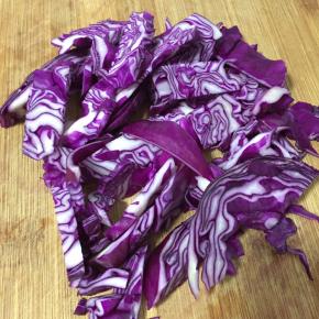 紫甘蓝切丝